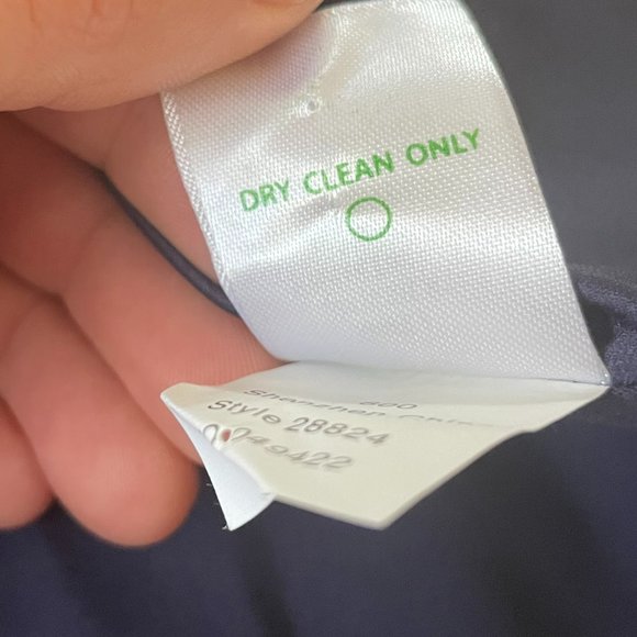 Lilly Pulitzer Navy Dress with Gold Feather Pattern - Picture 10 of 10